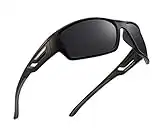 PUKCLAR - lunettes de soleil de sport polarisées pour hommes et femmes, lunettes de soleil de conducteur, course, vélo, lunettes de soleil de golf uv400