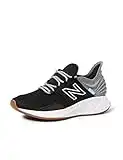 New Balance Women's Fresh Foam Roav V1 Sneaker, Black/Light Aluminum, 8.5 M US