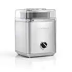 Cuisinart Ice Cream Deluxe, Pre-Freeze Ice Cream, Frozen Yoghurt and Sorbet Maker, Silver, ICE30BCU