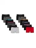 ANTONIO ROSSI (12er-Pack) Herren-Boxer-Hipster | Herren-Boxershorts Multipack mit elastischem Bund | Atmungsaktive, weiche Boxershorts für Männer für den Alltag