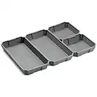 Bandeja antiadherente de silicona para hornear, separadores de bandejas de silicona, freidora de aire para simplificar la cocina, seguro de usar y fácil de limpiar. (4)