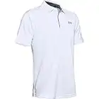 Under Armour Men's Tech Golf Polo , White (100)/Graphite , X-Large