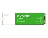 WD Green SATA SSD interne SSD 480 GB (M.2 2280 Modul für den Einsatz in Laptops und Desktop PCs, SLC-Caching-Technologie, Stoßfest, WD F.I.T. Lab™-zertifiziert) grün