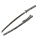 Katana de Palisandro Natural, Espada samurái de Madera Hecha a Mano con Vaina, bokken de 103 cm para exhibición, colección de Cosplay y Entrenamiento de Kendo-I