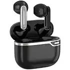 Wireless Headphones,Bluetooth Headphones in-Ear HiFi Stereo,Wireless Earphones Touch Control,Bluetooth Earphones Built-in Microphone, IPX5 Waterproof Sport Wireless Earbuds,USB-C Charge Headset Black