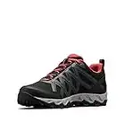 Columbia PEAKFREAK X2 OUTDRY WATERPROOF, Zapatillas de Senderismo y Trekking para Mujer, Negro (Black/Daredevil), 40 EU