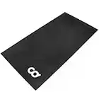 CyclingDeal Bike Mat - 30" x 60" Soft - Compatible with Indoor, Exercise Stationary Bike, Elliptical, Gym Equipment Waterproof Mat Use On Hardwood Floors and Carpet Protection (76.2 cm x 152.4 cm)