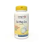 LongLife® Cal-Mag-Zinc | Integratore di calcio, magnesio e zinco, con Vitamina D | Elevata Biodisponibilità | Ossa e Sistema Nervoso | Doping Free