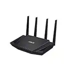 ASUS RT-AX58U (AX3000) Dual Band WiFi 6 Extendable Router, Subscription-Free Network Security, Instant Guard, Advanced Parental Control Built-in VPN, AiMesh Compatible, Gaming & Streaming, Smart Home