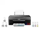 Canon G2260 All-in-One Wired Supertank (MegaTank) Printer | Copier | Scanner| USB Connectivity, Black, one Size (4466C002)