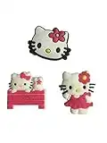 3 Hello Kitty Shoe Charms For Crocs & Jibbitz Wristbands