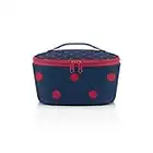 reisenthel coolerbag S Pocket  Kühltasche mit Obermaterial aus recycelten PET-Flaschen  Ideal für das Mittagessen unterwegs, Farbe:Mixed red dots