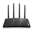 ASUS AX1800 WiFi 6 Router (RT-AX55) - Dual Band Gigabit Wireless Router, Speed & Value, Gaming & Streaming, AiMesh Compatible, Free Lifetime Internet Security, Parental Control, MU-MIMO, OFDMA