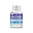 Melatonina Pura Pastillas para Dormir [Fácil de Tragar] 1mg Natural con Adenosina y Glicina para Dormir Bien [Alta Absorción] - 90 Tabletas Sin Gluten/Lactosa