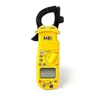 UEi DL379B Digital Clamp Meter Auto Ranging, HVAC Current Voltage Tester w/Magnetic Mount, Measures AC Amps AC/DC Volts Temperature Capacitance Frequency Diodes Duty Cycle Continuity Resistance NCV