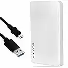 Storite - Disco Duro Externo portátil de 160 GB, Disco Duro USB 2.0 de 2,5 Pulgadas, Unidad de Almacenamiento de Copia de Seguridad HDD Compatible con PC, Mac, Windows, portátil, Escritorio (Blanca)