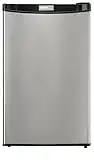 Danby Designer-3.2 Cubic Feet Compact Refrigerator-Stainless Look