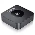 ZIOCOM Bluetooth Adapter Stereoanlage,Bluetooth Sender Empfänger 5.0 Audio Adapter für TV/PC/MP3/Heim-Stereoanlage (Optisch, 3,5 mm AUX, RCA), Gleichzeitige Paarung mit 2 Geräten