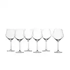 Zwiesel Glas Pure Tritan Crystal Stemware Glassware Collection, 6 Count (Pack of 1), Burgundy Red Wine Glass