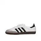 adidas Samba OG, Scarpe da Fitness Uomo, Bianco (Ftwbla/Negbás/Gracla 000), 43 1/3 EU