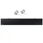 SAMSUNG HW-N300 2-Channel TV Mate Soundbar, Bluetooth Wireless, Built-in USB Port, Surround Sound Expansion, Booming Bass with a Built-in Woofer, Audio Remote App/Free ALPHASONIK Earbuds