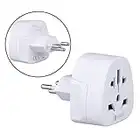 Swiss Switzerland CH Adapter Travel Type J Plug to UK, US USA American, Australia AUS, EU Europe European, China, Asia, Thailand, Ireland Adaptor Universal Worldwide Socket International 3 Pin Prong