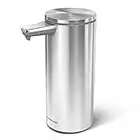 simplehuman 9 oz. Touch-Free Sensor Liquid Soap Pump Dispenser, Brushed Stainless Steel