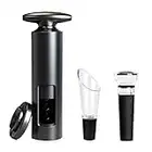 Professionnel Ouvre Bouteille 4 en 1 Tire Bouchon Screwpull avec Coupe-feuille Bouchon à vin sous vide Verseur de Vin kit Tire Bouchon pour les cadeaux d'anniversaire de restaurant de fête de cuisine