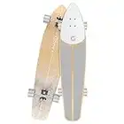 Gonex Longboard Skateboard 42" Skateboard Cruiser für Mädchen Jungen Erwachsene Anfänger, Komplettboard mit ABEC-11 Kugellagern, Marmor