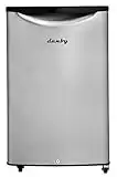 Danby DAR044A6BSLDBO 4.4 Cu.Ft. Outdoor Mini Fridge, IPX4-Rated Stainless Steel Look All Refrigerator for Patio, Cabana, Pool Bar, E-Star Rated, Spotless Steel