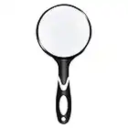 Big Magnifying Glass, 10X Magnifying Glass for Kids Applied to Science Books Newspaper Reading Insects Hobby Observation Premium Non-Slip Soft Hand Shank Magnifying Glasses for Seniors Kids