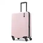 American Tourister Stratum XLT Expandable Hardside Luggage with Spinner Wheels, Pink Blush, Carry-On 21-Inch