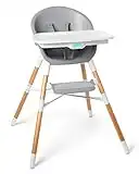 Skip Hop Baby High Chair, Eon 4-in-1, Grey/White