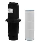 XtremepowerUS Deluxe 200 sq ft Pool Cartridge Filter In-Ground Swimming Pool and Spa Pool Filter System 200 Square Foot