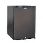 Smad Frigo 12V 220V Camping Car, 40L, Frigo Caravane Silencieux avec Serrure, pour Van Voiture Camion Fourgon Bureau Studio Hôtel, Noir