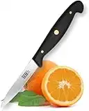 Taylors Eye Witness Professional Series British Made Small Vegetable Knife - 8cm Cutting Edge with an Ultra Fine, Pointed Blade, Precision Ground from High Carbon Stainless Steel. Made in Sheffield