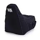 Game Over Mini Sedia a Sacco da Gaming Bean Bag per Bambini | 8Bit Puff Poltrona Sacco | Tasche Laterali per Controller | Supporto per Cuffie | Design Ergonomico (Pelle di Drago)