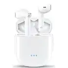 Auriculares Inalámbricos Bluetooth 5.3 Deportivos con 4 Micrófonos, ENC Noise Reduction, Estéreo HiFi, 32 Horas de Reproducción,IPX6 Impermeable,Toque Inteligente,para iPhone Xiaomi Samsung Huawei