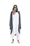 Sqlszt Women Men Adult Animal Penguin One Piece Onesie Cosplay Pajama Costume M