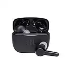 JBL Tune 215TWS True Wireless Earbud Headphones - JBL Pure Bass Sound, Bluetooth, 25H Battery, Dual Connect (Black)