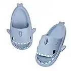 Vertvie Unisex Hai Hausschuhe, Erwachsene Jungen Mädchen Lustige Shark Badeschuhe, Sommer Rutschfeste Strand Slippers, Cartoon Sandalen, Shark Cloud Slides Badeschlappen