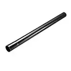 sourcing map Extension Bâguette Plastique Tube Tuyau 45cm Longueur Extension Vide Nettoyeur Accessoire 1Pcs Noir