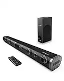 Ultimea Sound Bar for TV, 5.25'' Big Woofer Soundbar, 190W Sound Bar with Subwoofer, 6 EQ Modes, Bluetooth Barre De Son Pour TV Works with 4K/Smart TV, ARC, Optical, AUX/USB, Home Theater Sound