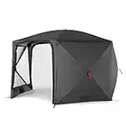 qeedo Quick Hub Hex Pop Up Pavillon faltbar (3,66 x 2,18m) Pavillon Camping, Event Shelter & Vorzelt