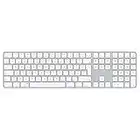 Apple Magic Keyboard con Touch ID e tastierino numerico: Bluetooth, ricaricabile. Compatibile con i computer Mac con chip Italiano, tasti bianchi