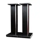 BQKOZFIN Supporto per altoparlante alto 80 cm, in legno, set da 2 pezzi, adatto per altoparlanti da scaffale, HiFi e home theater, audio surround migliorato