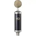 Blue Baby Bottle SL XLR Cardioid Condenser Microphone for Pro Recording, Streaming, Podcasting, Gaming, with Large Diaphragm, Shockmount, Low Cut Switch, Warm Vintage Sound, Protective Case - Black