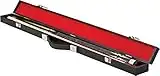 Casemaster by GLD Products Deluxe Billiard/Pool Cue Hard Case, Holds 1 Complete 2-Piece Cue (1 Butt/1 Shaft), Black