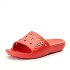 Crocs Unisex Classic Slide Sandals, Flame, 6 Men/8 Women