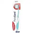 COLGATE PerioGard Gum Protection Soft Toothbrush | soft bristle toothbrush for adults | designed for sensitive and irritated gums | gently removes plaque | gentle deep clean of teeth and along gumline